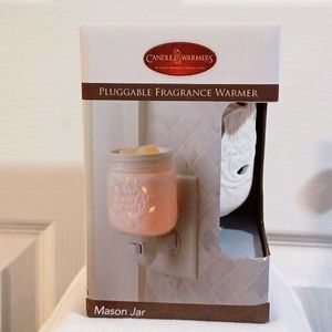 Candle warmers Mason jar pluggable fragrance warmer new.
